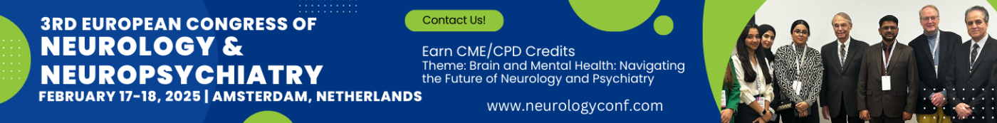 
3rd European Congress of
Neurology and Neuropsychiatry